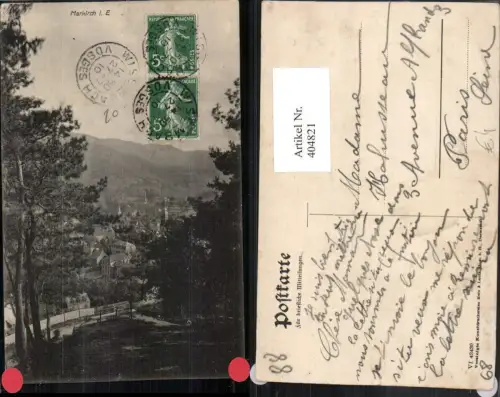404821,Elsass Haut-Rhin Markirch im Elsass Teilansicht