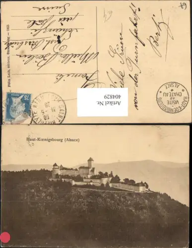 404829,Elsass Bas-Rhin Haut-Koenigsbourg Burg b. Orschwiller
