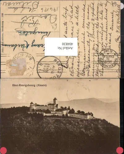 404830,Elsass Bas-Rhin Haut-Koenigsbourg Burg b. Orschwiller