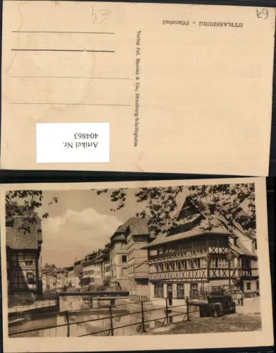 404863,Elsass Bas-Rhin Strasbourg Straßburg Pflanzbad Kanal