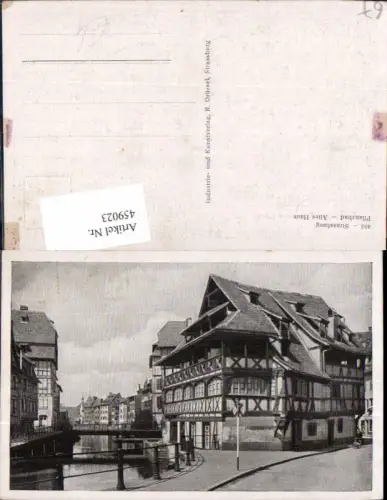 459023,Elsass Bas-Rhin Straßburg Strasbourg Pflanzbad Altes Haus