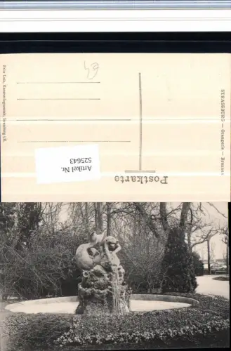 525643,Elsass Bas Rhin Straßburg Strassbourg Denkmal Brunnen Orangerie