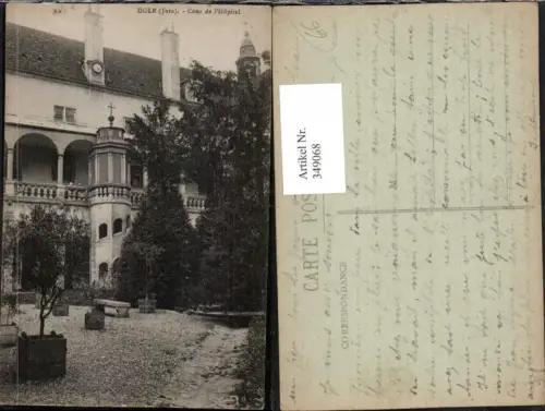 349068,Franche-Comte Jura Dole Cour de l'Hopital Krankenhaus Hof