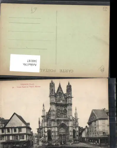 348187,Haute-Normandie Eure Vernon Notre-Dame et Vieille Maison Kirche