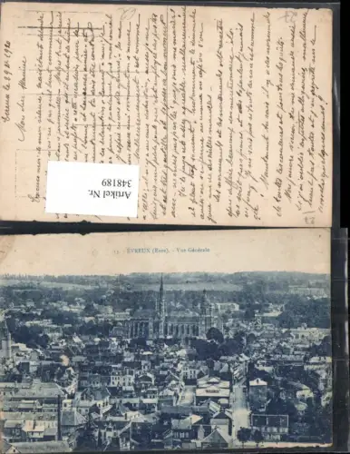 348189,Haute-Normandie Eure Evreux Vue Generale Totale
