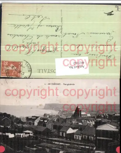 462162,Haute-Normandie Seine-Maritime Le Treport Vue generale Totale