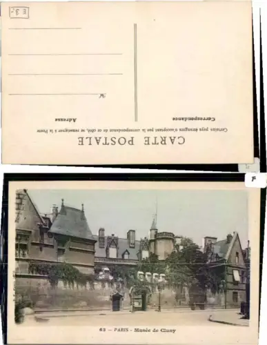 65621,Paris Musee de Cluny 1910