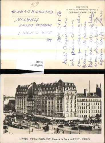 74707,Paris Hotel Terminus Est Face a la Gare de l Est