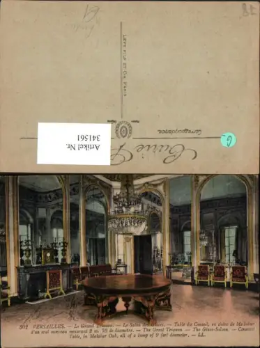 341561,Ile-de-France Yvelines Versailles Grand Trianon Salon des Glaces Luster