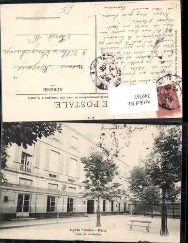 349767,Ile-de-France Paris Lycee Fenelon Cour de recreation Platz Hof