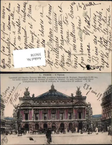 356338,Ile-de-France Paris L Opera Oper Kutschen