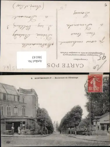 386143,Ile-de-France Val-Oise Montmorency Boulevard de l'Ermitage Straßenansicht