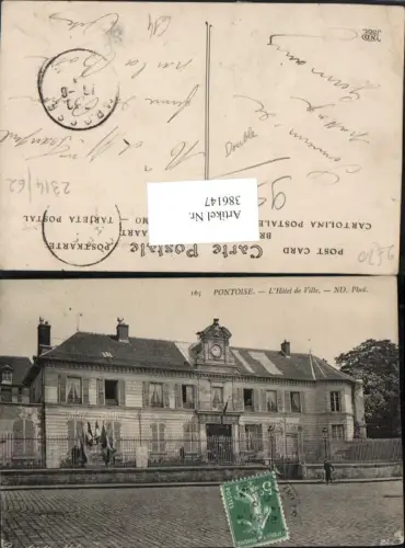 386147,Ile-de-France Val-Oise Pontoise L'Hotel de Ville Rathaus Gebäude