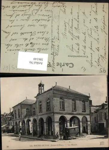 386149,Ile-de-France Val-Oise La Roche-Guyon La Mairie Rathaus Gebäude