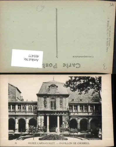 403477,Ile-de-France Paris Musee Carnavalet Pavillon de Choiseul Museum