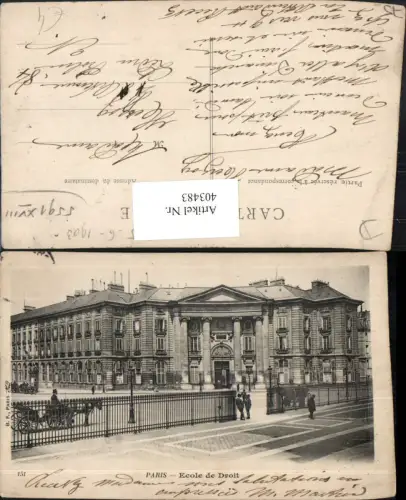 403483,Ile-de-France Paris Ecole de Droit Fakultät Schule Gebäude