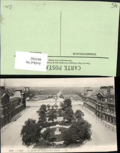 403502,Ile-de-France Paris Le Jardin des Tuileries et le Louvre Park