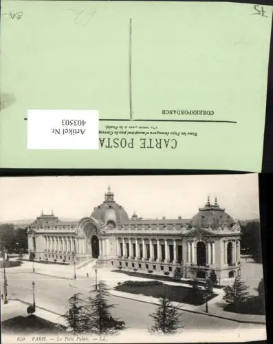 403503,Ile-de-France Paris Le Petit Palais Museum Gebäude