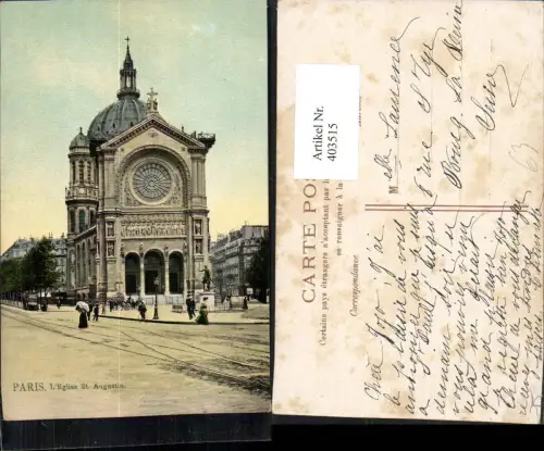403515,Ile-de-France Paris L'Eglise St. Augustin Kirche