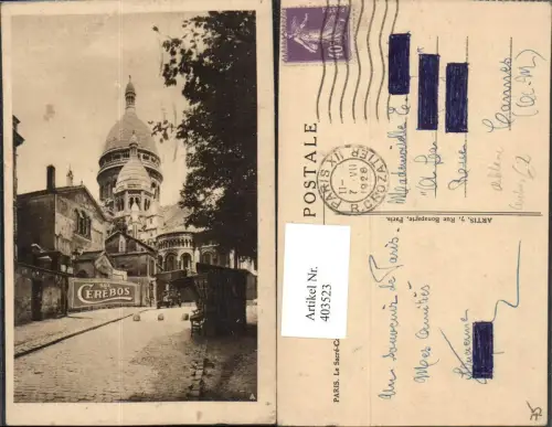 403523,Ile-de-France Paris Le Sacre-Coeur Kirche Reklame Cerebos