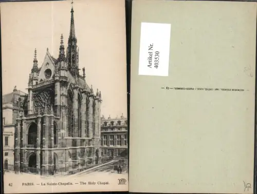 403530,Ile-de-France Paris La Sainte-Chapelle Kapelle Kirche
