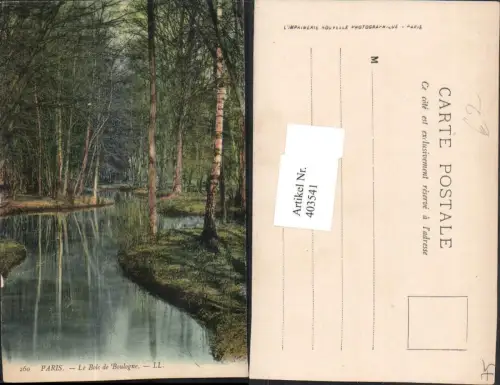 403541,Ile-de-France Paris Le Bois de Boulogne Wald Bach