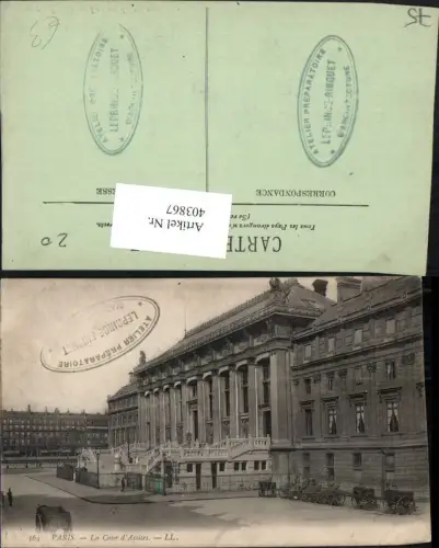 403867,Ile-de-France Paris La Cour d'Assises Gebäude