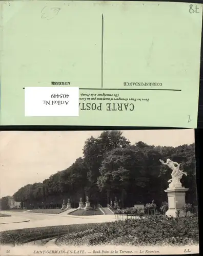 405449,Ile-de-France Yvelines Saint-Germain-en-Laye Rond-Point de la Terrasse Le Rosarium Statue