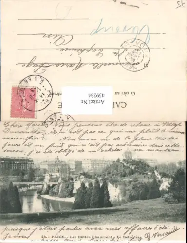 459234,Ile-de France Paris Les Buttes Chaumont Le Belvedre