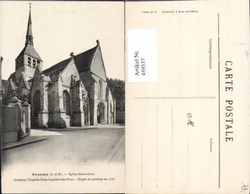 459537,Ile-de-France Seine-et-Marne Provins Eglise Sainte-Croix Kirche