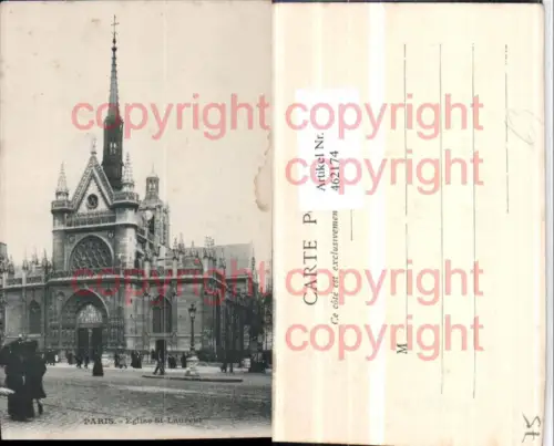 462174,Ile-de-France Paris Eglise St-Laurent Kirche