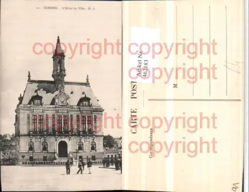 462183,Ile-de-France Essonne Corbeil Hotel de Ville Rathaus