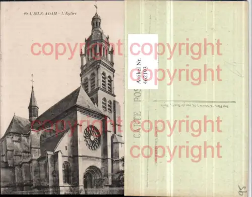 462193,Ile-de-France Val-Oise Isle-Adam Eglise Kirche