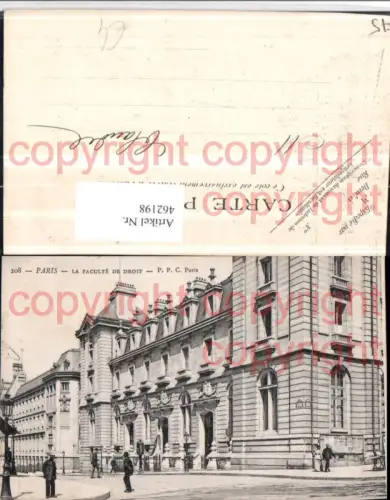 462198,Ile-de-France Paris Faculte de Droit Fakultät Gebäude