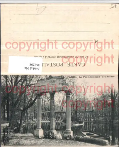 462208,Ile-de-France Paris Parc Monceau Les Ruines Park Ruine