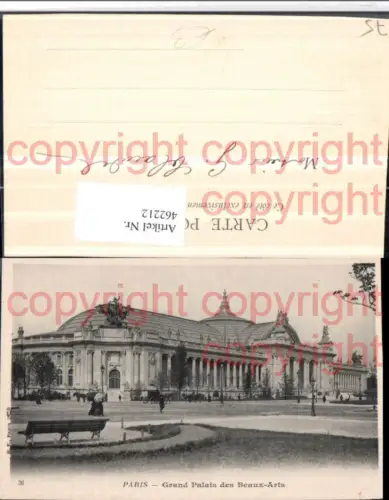 462212,Ile-de-France Paris Grand Palais des Beaux-Arts Gebäude