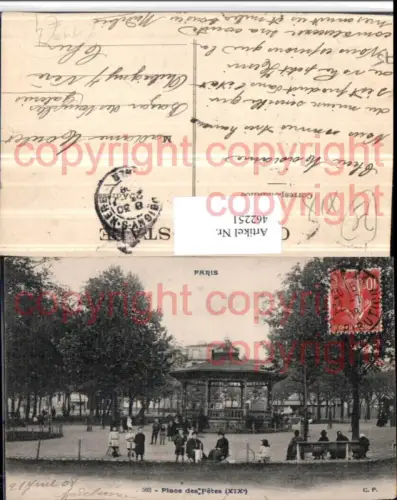 462251,Ile-de-France Paris Place des Fetes 19 Pavillon Platz