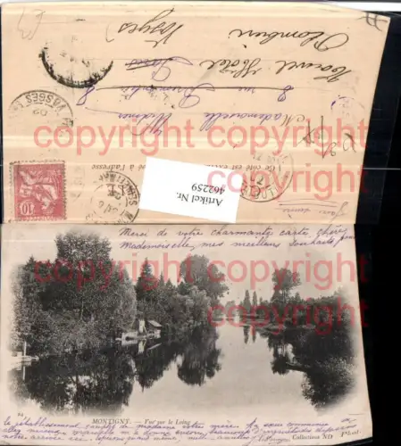 462259,Ile-de-France Seine-et-Marne Montigny Vue sur le Loing Fluss
