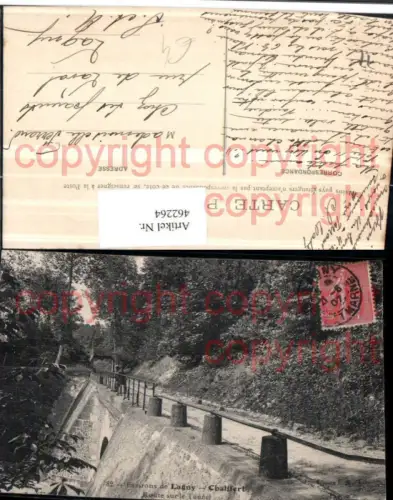 462264,Ile-de-France Seine-et-Marne Lagny Chalifert Route sur le Tunnel Straße