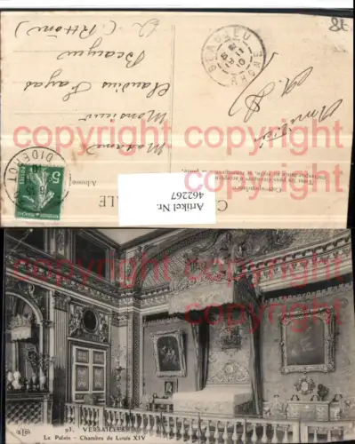 462267,Ile-de-France Yvelines Versailles Palais Chambre Louis XIV Schlafzimmer