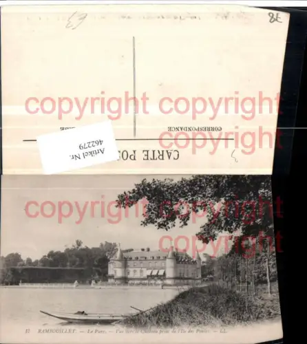 462279,Ile-de-France Yvelines Rambouillet Parc Vue vers le Chateau Schloss