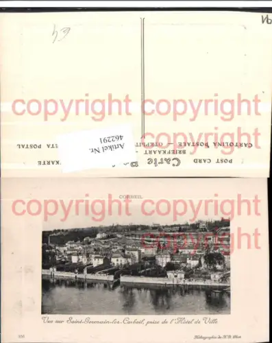 462291,Ile-de-France Essonne Corbeil Vue sur St-Germain-les-Corbeil Totale