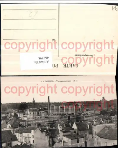 462298,Ile-de-France Essonne Corbeil Vue panoramique Teilansicht