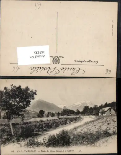 385135,Langouedoc-Roussillon Pyrenees-Orientales Argeles Route Eaux-Bonnes et Gabizos