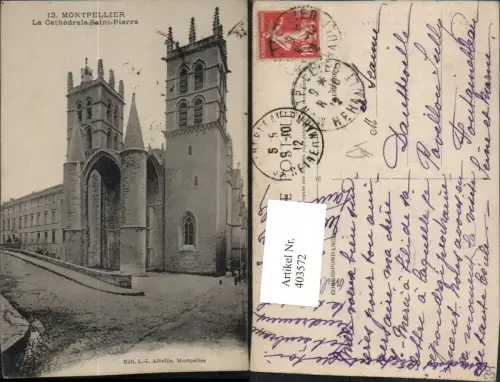 403572,Languedoc-Roussillon Herault Montpellier La Cathedrale Saint-Pierre Kirche