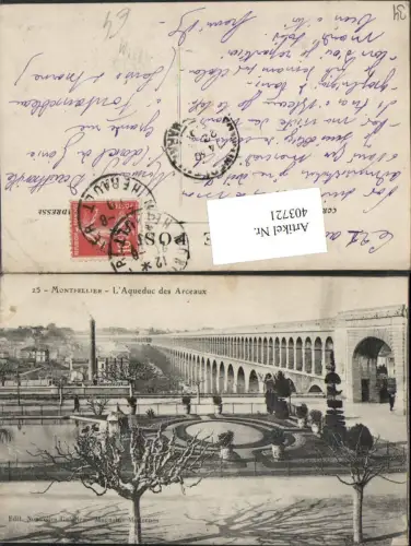 403721,Languedoc-Roussillon Herault Montpellier L'Aqueduc des Arceaux Aquädukt