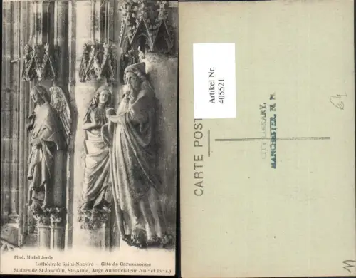 405521,Languedoc-Roussillon Aude Carcassonne Cathedrale Saint-Nazarie Statuen