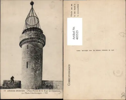 405525,Languedoc-Roussillon Gard Aigues-Mortes Plate-Forme de la Tour de Constance Turm