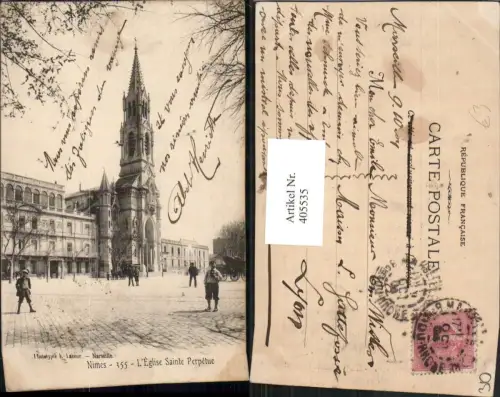 405535,Languedoc-Roussillon Gard Nimes L'Eglise Sainte Perpetue Kirche