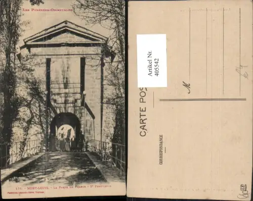 405542,Languedoc-Roussillon Pyrenees-Orientales Mont-Louis La Porte de France Portal Tor